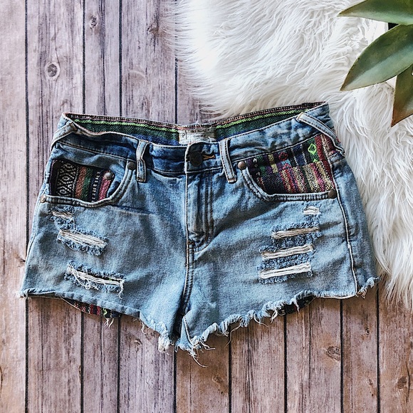 Free People Pants - FREE PEOPLE Embroidered Shorts